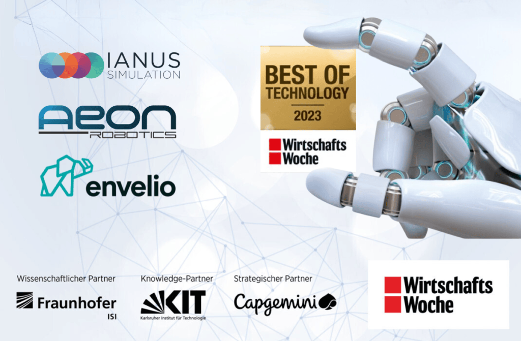 IANUS ist für den Best of Technology Award 2023 nominiert. Unser StrömungsRaum® Ecosystem repräsentiert einen wichtigen Schritt in Richtung Weiterentwicklung der Industrie und digitaler Lösungen.